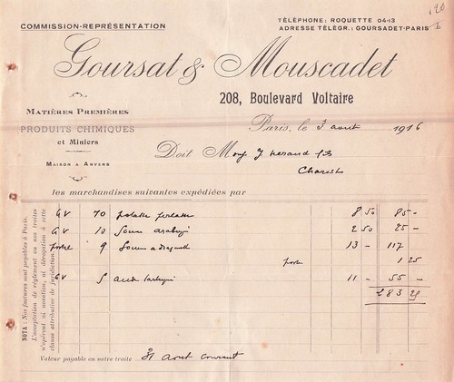 Paris chimiste goursat - 75,
